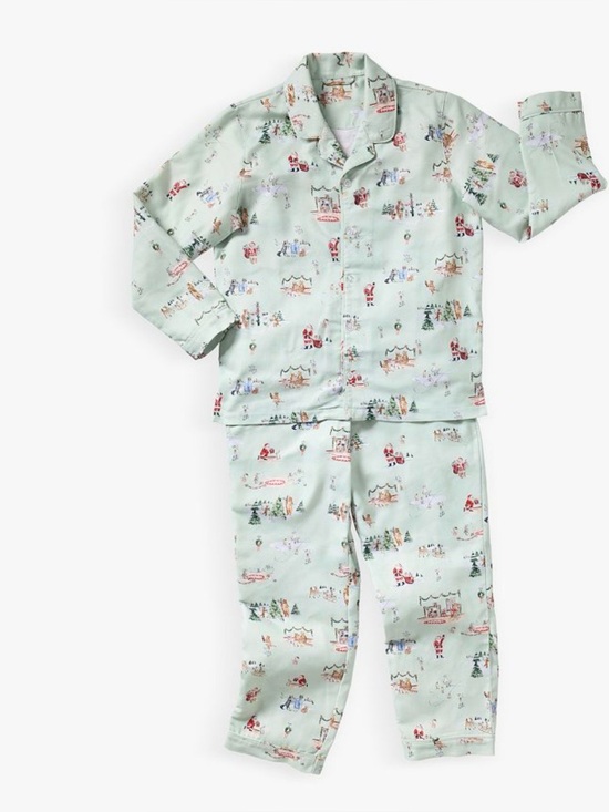 Pottery Barn Other - Pottery Barn x Riley Sheehey Holiday Adult Flannel Pajama Set size XL Green